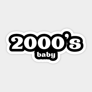 2000's baby Sticker